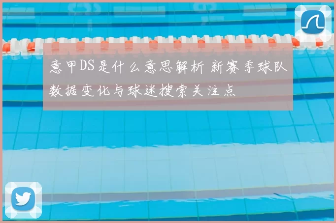意甲DS是什么意思解析 新赛季球队数据变化与球迷搜索关注点